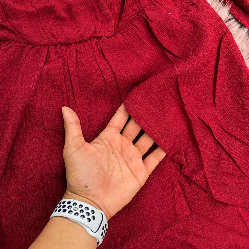 Maroon Romper - Picture 5 of 7